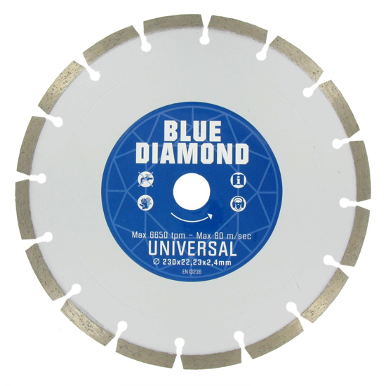 Afbeeldingen van BLUE DIAMOND SIN UNI 125X22.2MM