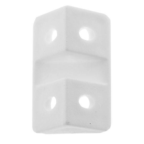 Afbeeldingen van KASTVERBINDER MINI WIT BREED X 4 GAT 100ST