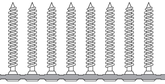 Afbeeldingen van QZ BANDSCHROEVEN SPAANPLAATSCHROEVEN PLATKOP 4.0 X 35 PZ-2 STAAL GEHARD VERZINKT