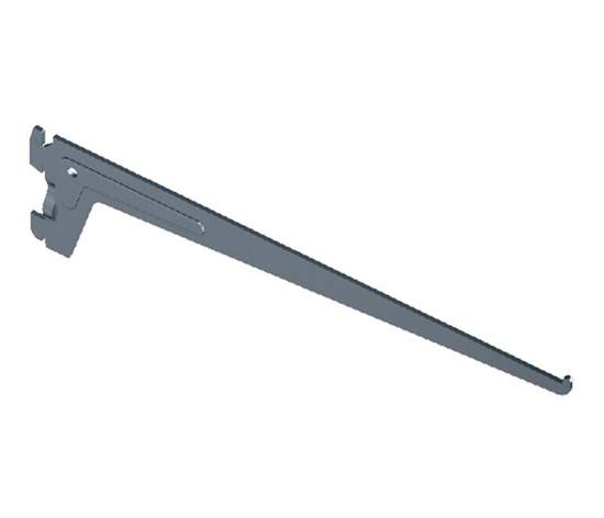 Afbeeldingen van DRAGER ELEMENT ENKEL 2-HAAKS SYS 50 STAAL WIT 20 CM 10105-00201