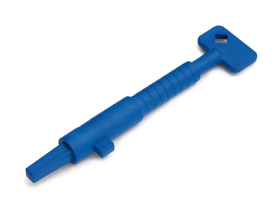 Afbeeldingen van BOUWSLEUTEL KUNSTSTOF BLAUW BOUWSLEUTELK