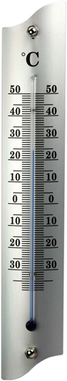 Afbeeldingen van THERMOMETER METAAL 22CM