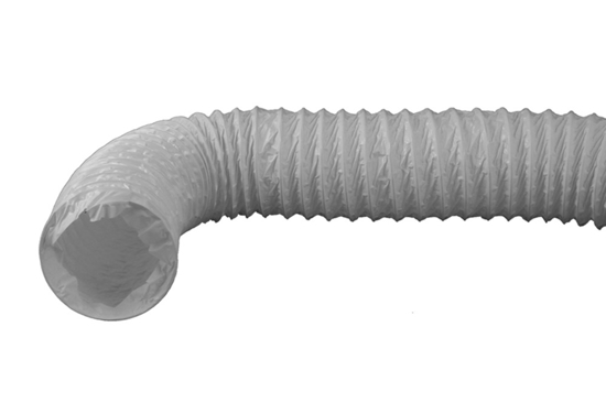 Afbeeldingen van KUNSTSTOF AFVOERSLANG Ø102MM 1,5MTR WIT