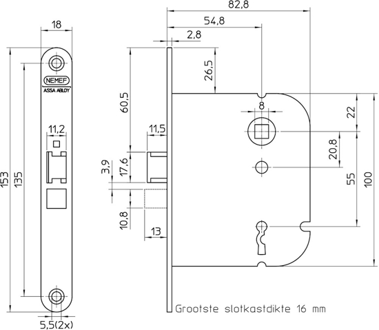 Afbeeldingen van 1400 SERIE|1446-55 DR.1+3 DAG/NACHTSLOT