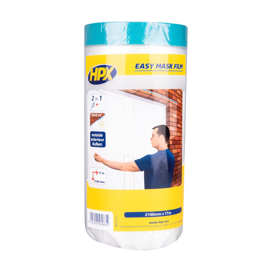 Afbeeldingen van HPX EASY MASK FILM CLOTH TAPE - 2100MM X 17M