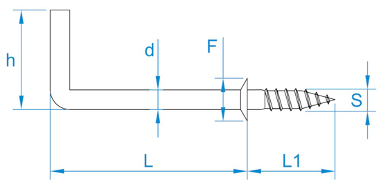 Afbeeldingen van SCHROEFDUIMEN MET BORST 2.65X25 IJZER VERNIKKELD