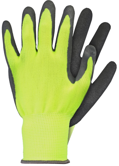 Afbeeldingen van WERKHANDSCHOENEN LATEX GEEL MAAT S