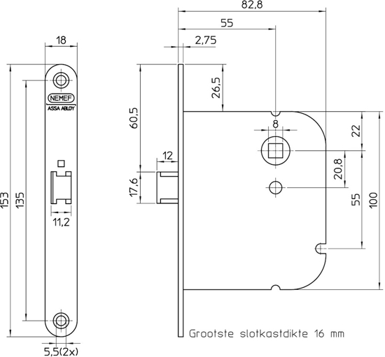 Afbeeldingen van 1400 SERIE|1435-55 DR.1+3 LOOPSLOT