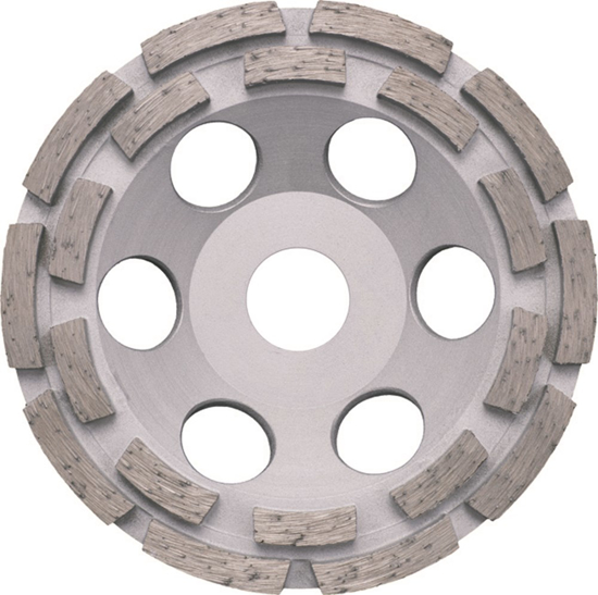 Afbeeldingen van DIAMANT-KOMSCHIJF 'SILVER-LINE', ø125Xø22,2 / DUBBEL-RIJIG