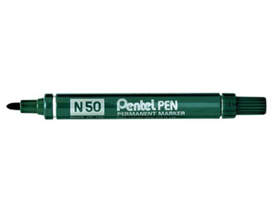 Afbeeldingen van PENTEL MERKPEN N50 2.0MM KLEUR GROEN