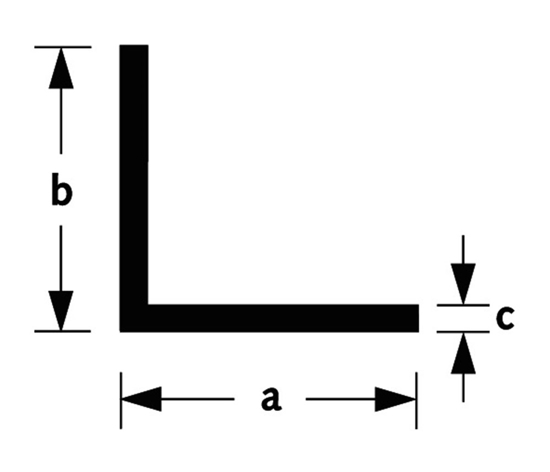 Afbeeldingen van HOEKPROFIEL ALUMINIUM ZILVER GEANODISEERD 20X20X1,5MM 100CM