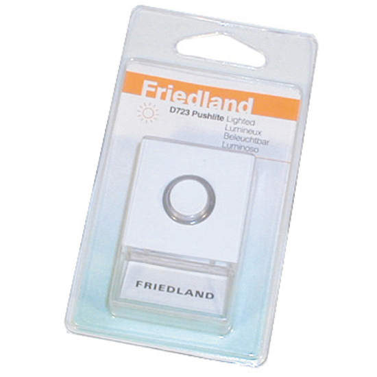 Afbeeldingen van D723W PUSHLITE DEURDRUKKER WIIT