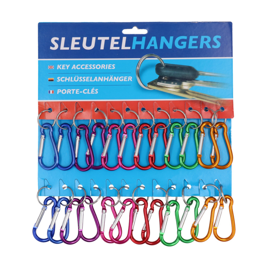 Afbeeldingen van KAART KARABIJNHAAK ALU A61 A 24 ST.