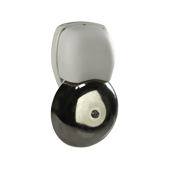 Afbeeldingen van DEURBEL VLAKKE SCHEL 3-8 VOLT WIT