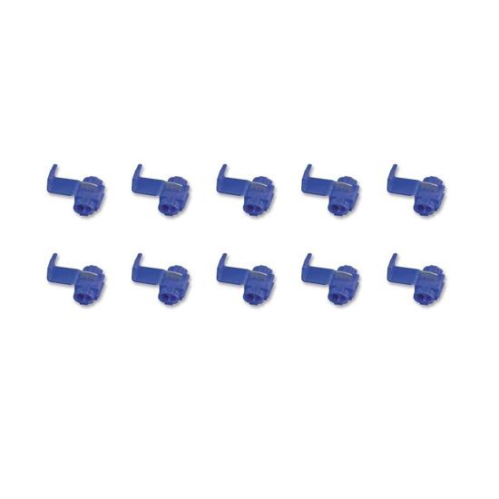 Afbeeldingen van 10 ST.KABELSCHOEN SNELVERBINDER BL
