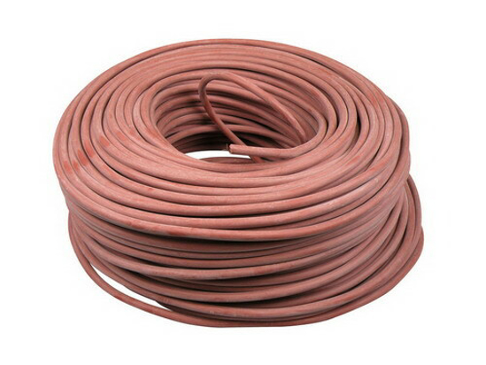 Afbeeldingen van 2 X 1,0 SILICONENKABEL 180 GRADEN - 100 METER RING