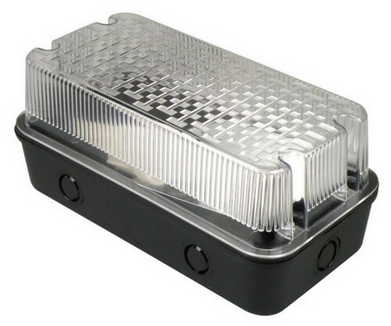 Afbeeldingen van BULK BUITENARMATUUR E27 ZWART SLAGVAST