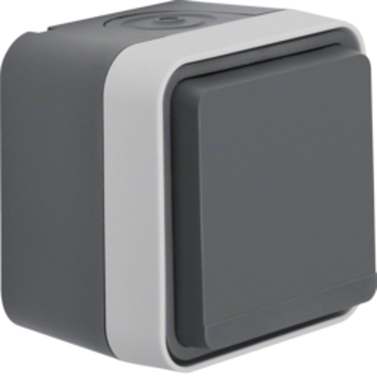 Afbeeldingen van WCD 1VOUDIG W.1 COMPLEET GRIJS IP55