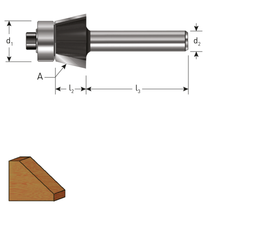 Afbeeldingen van HM FASEFREES 30°, GOLD-LINE, ø23, D2=8