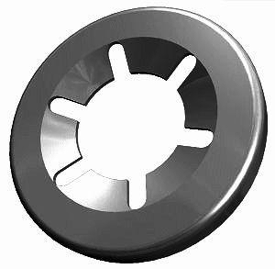 Afbeeldingen van PUSH ON SNELB Z/KAP 10MM