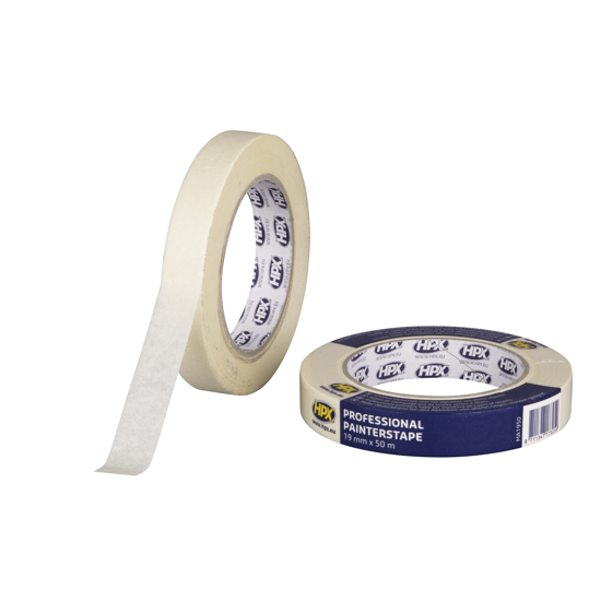 Afbeeldingen van HPX MASKING TAPE 60°C - CREMEWIT 19MM X 50M