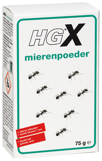 Afbeeldingen van HGX MIERENPOEDER NL-0017904-0002 75 GR