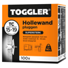 Afbeeldingen van HOLLEWAND PLUG TC ORANJE (DOOS 100 PLUG)