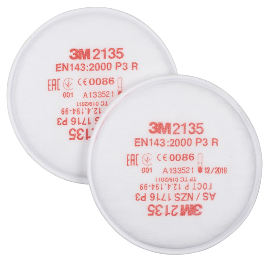 Afbeeldingen van 3M DEELTJESFILTER, P3 R, 2135