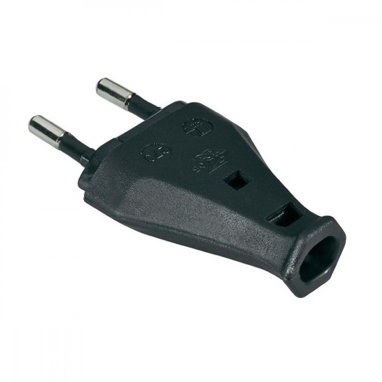 Afbeeldingen van EURO PLUG STEKKER MALE ZW