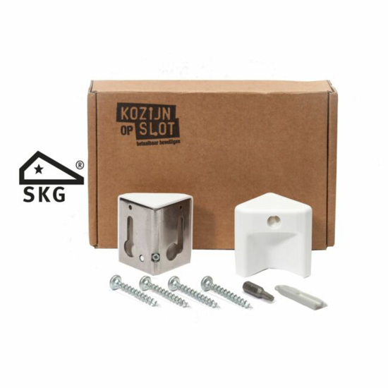 Afbeeldingen van KOZIJNOPSLOT ROS KOS WIT SKG1