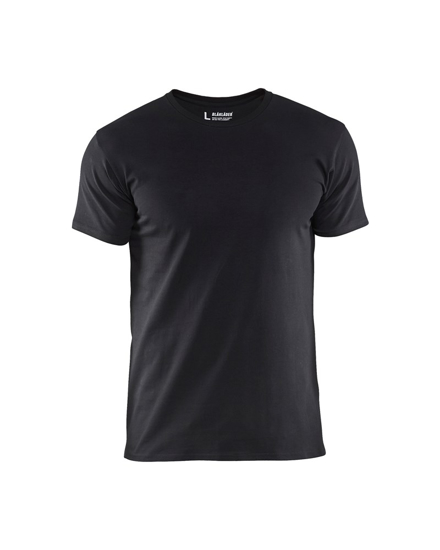 Afbeeldingen van T-SHIRT SLIM FIT ZWART XL 353310299900XL