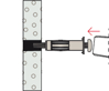 Afbeeldingen van HOLLEWANDPLUG HM 6X52 S MET SCHROEF