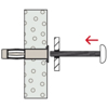 Afbeeldingen van HOLLEWANDPLUG HM 6X52 S MET SCHROEF