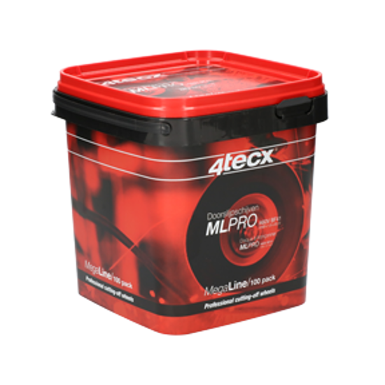 Afbeeldingen van DOORSLIJPSCHIJF MEGA-LINE A60V BF41 125 X 1,0 X 22,23MM 100 STUKS