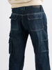Afbeeldingen van 247 BISON D30 - ORIGINAL WORKER FIT, DARK BLUE RINGSPUN DENIM, W32-L32