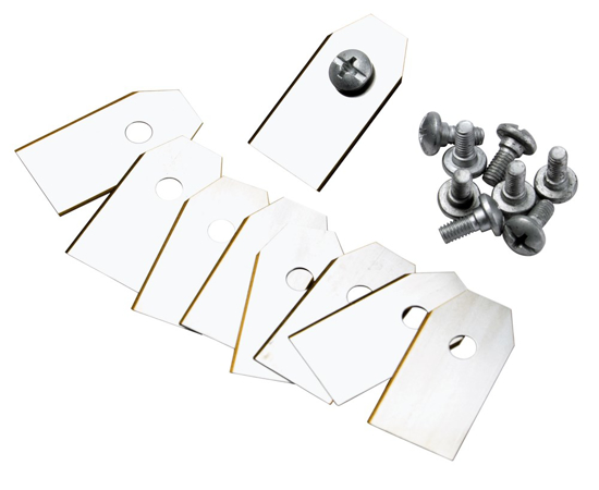 Afbeeldingen van RESERVEMESSEN INCL.SCHROEVEN VOOR ROBOTI