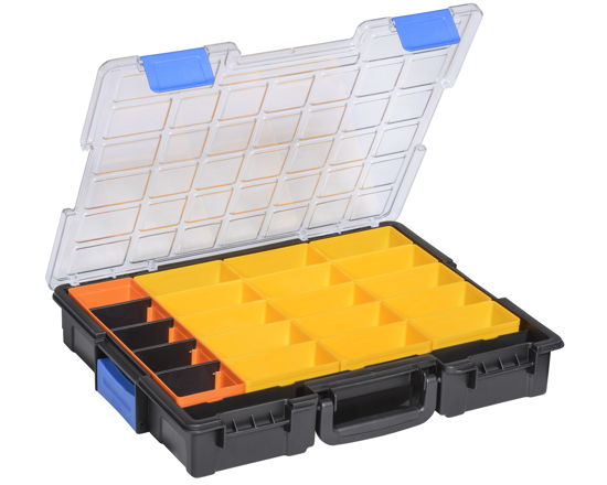 Afbeeldingen van EUROPLUS ASSORTIMENTSBOX (H=076), GEVULD 15 VAKS 440X355X76MM