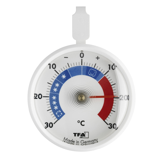 Afbeeldingen van TFA KOELKAST / DIEPVRIES THERMOMETER ANALOOG - Ã˜ 72 MM - BLISTER (STUK(S))