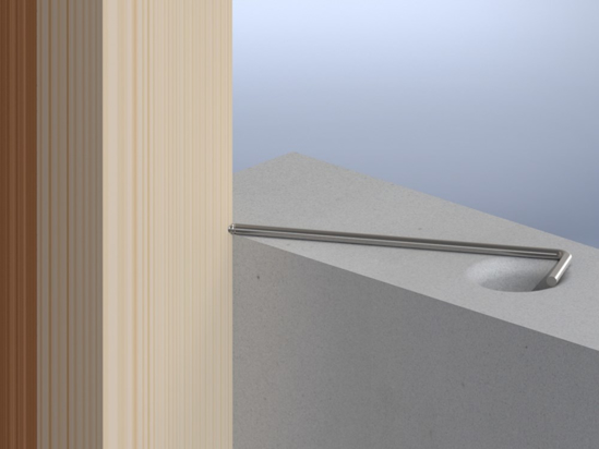 Afbeeldingen van KOZIJNANKER VD 200X50 Ø6