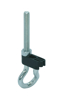 Afbeeldingen van VEILIGHEIDSCHOMMELHAAK MET METRISCH EV 180X22 Ø10,6