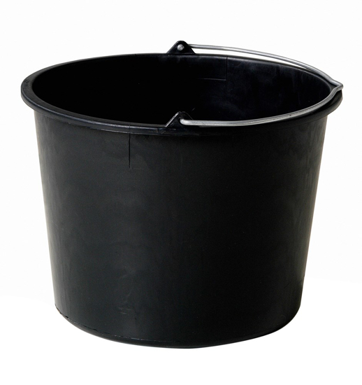 Afbeeldingen van BOUWEMMER 12 LITER ZWART
