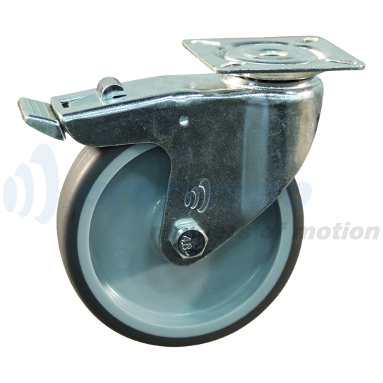 Afbeeldingen van ZWENKWIEL GEREMD 100MM SERIE 68 - 60