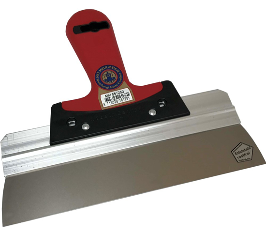 Afbeeldingen van SPACKMES 250MM SOFTGRIP ALU.HOUDER RVS