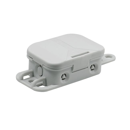 Afbeeldingen van SNOERLASDOOS 56X56MM ROND WIT