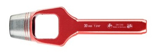 Afbeeldingen van HOLPIJP, 30 MM, SCHOUDERMODEL, DIN 7200A, MADE IN GERMANY