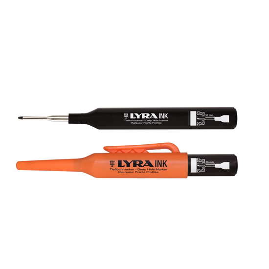 Afbeeldingen van MERKSTIFT V DIEPERE GATEN ZWART 119099