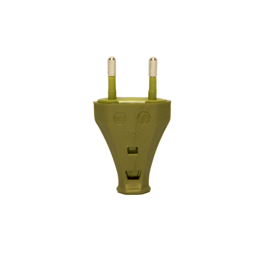 Afbeeldingen van EUROSTEKKER KNIJP STEKKER GOUD 2.5A 250V