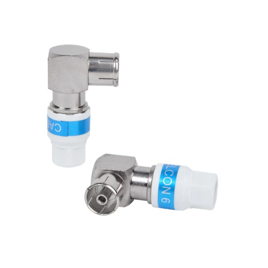 Afbeeldingen van HAAKSE COAXSTEKKER FEMALE CABELCON