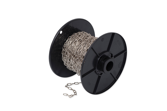 Afbeeldingen van KLOKKETTING 1.3MM 50MTR STAAL VERN. KLK.0112-B