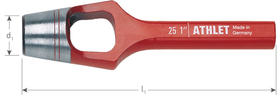 Afbeeldingen van ATHLET HOLPIJP, DIN 7200-A, ø18